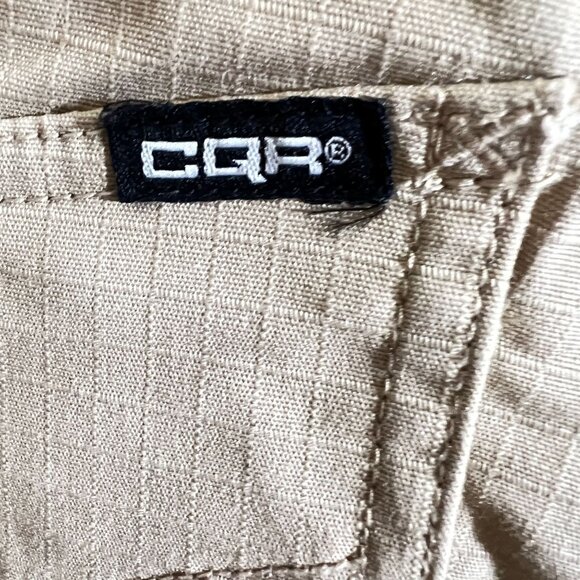 CQR Mens Tactical Cargo Pants 36X30" Lightweight Polyester Cotton Elastic Waist - Picture 4 of 5
